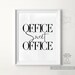 Office Sweet Office, PRINTABLE Wall Art, Home Office Decor Sign ...