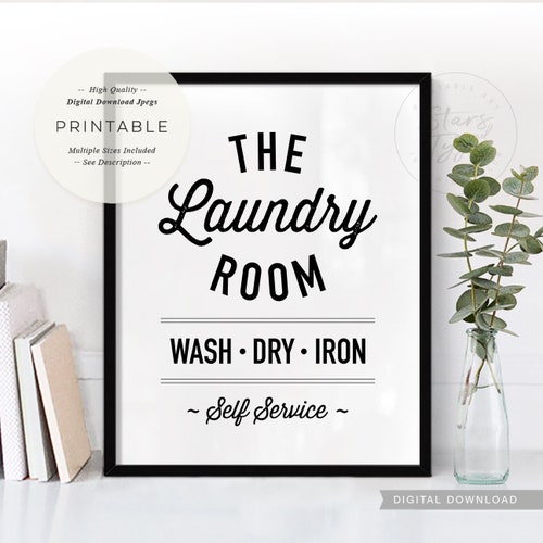 Alexa Do the Laundry PRINTABLE Wall Art Utility Wash Room - Etsy