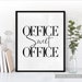 Office Sweet Office, PRINTABLE Wall Art, Home Office Decor Sign ...