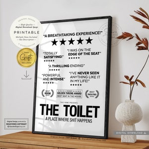 Funny Bathroom Signs - Etsy Canada