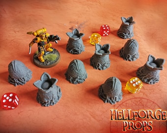 Alien Egg Miniatures – 28–32mm Wargaming Terrain | Scatter Scenery & Objective Markers