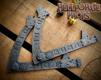 Vehicle Turning Template – Turny Gubbin | Tabletop Wargaming Movement Tool | Miniature Game Accessory