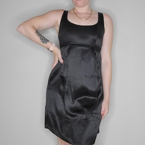 The Limited Silk Y2K Little Black Dress Size 2