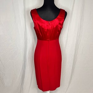 Vintage 90s John Roberts Red Dress and Blazer Size 6 image 5