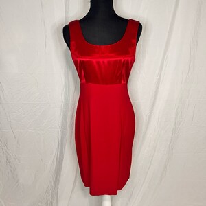 Vintage 90s John Roberts Red Dress and Blazer Size 6 image 4