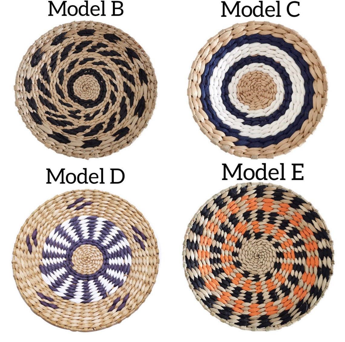 Wall Basket Woven Wall Basket Hanging Woven Wall Basket Etsy