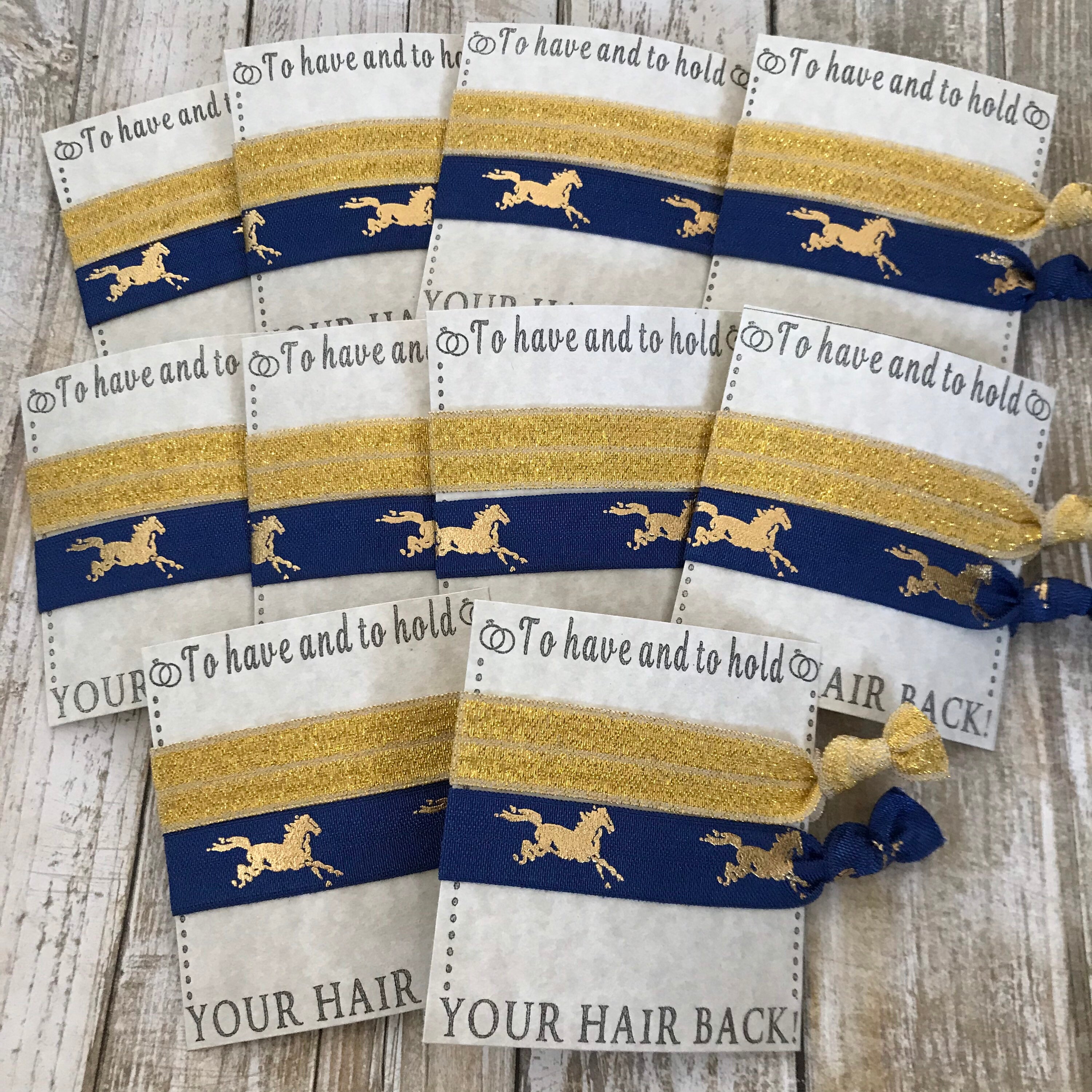 Horse Elastic Hair Ties bachelorette favors Etsy