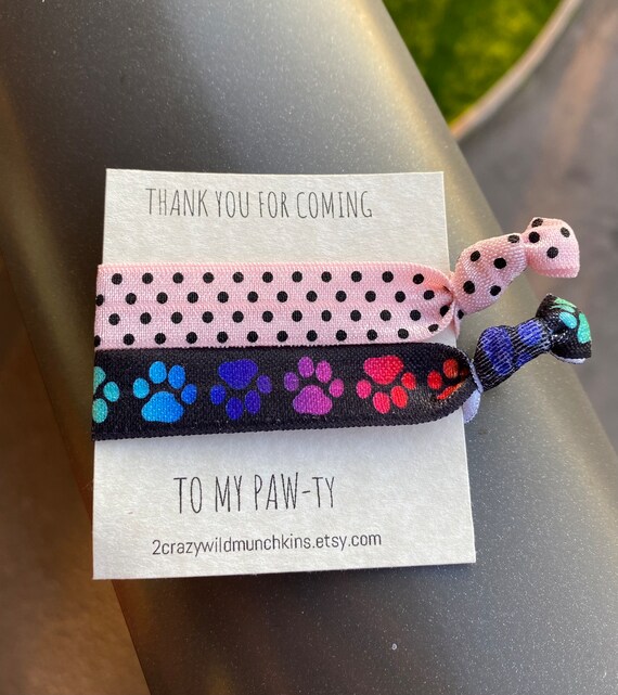 NEW Paw Print Hair Ties Dog Hair Ties Hair Accessories Paw Etsy Canada