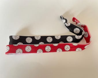 Volleyball Elastic Headbands: Team Hair Accessories
