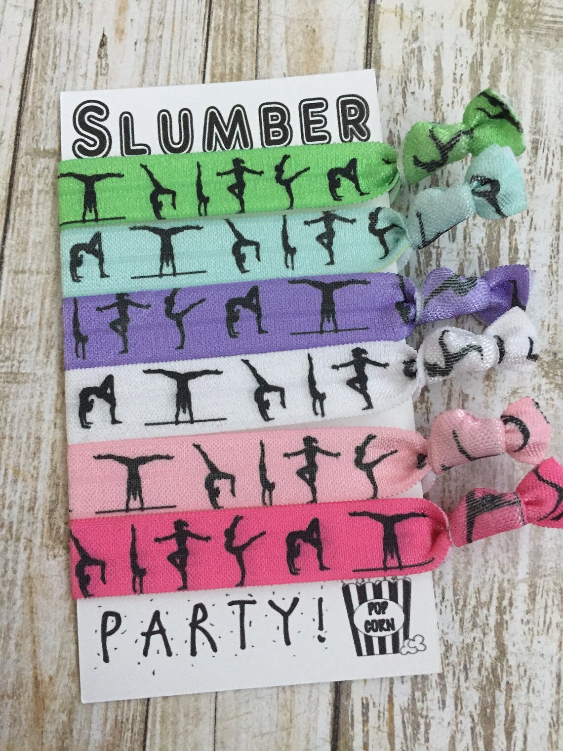 Gymnastics Hair Ties gymnastics party favors hair tie Etsy