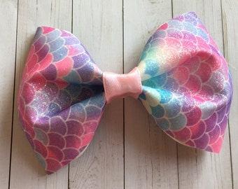 Kawaii Mermaid Hair Bow, girls hair bows, party favors, mermaid favors, hair accessories, loot bags, birthday goodie bag