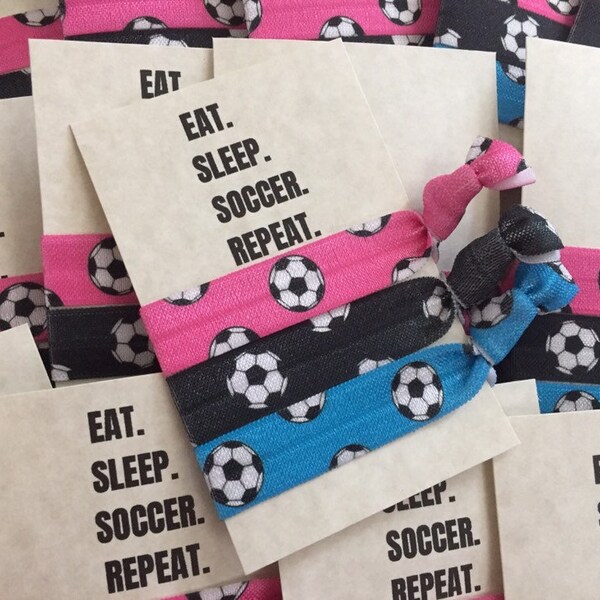 Soccer Hair Ties Etsy