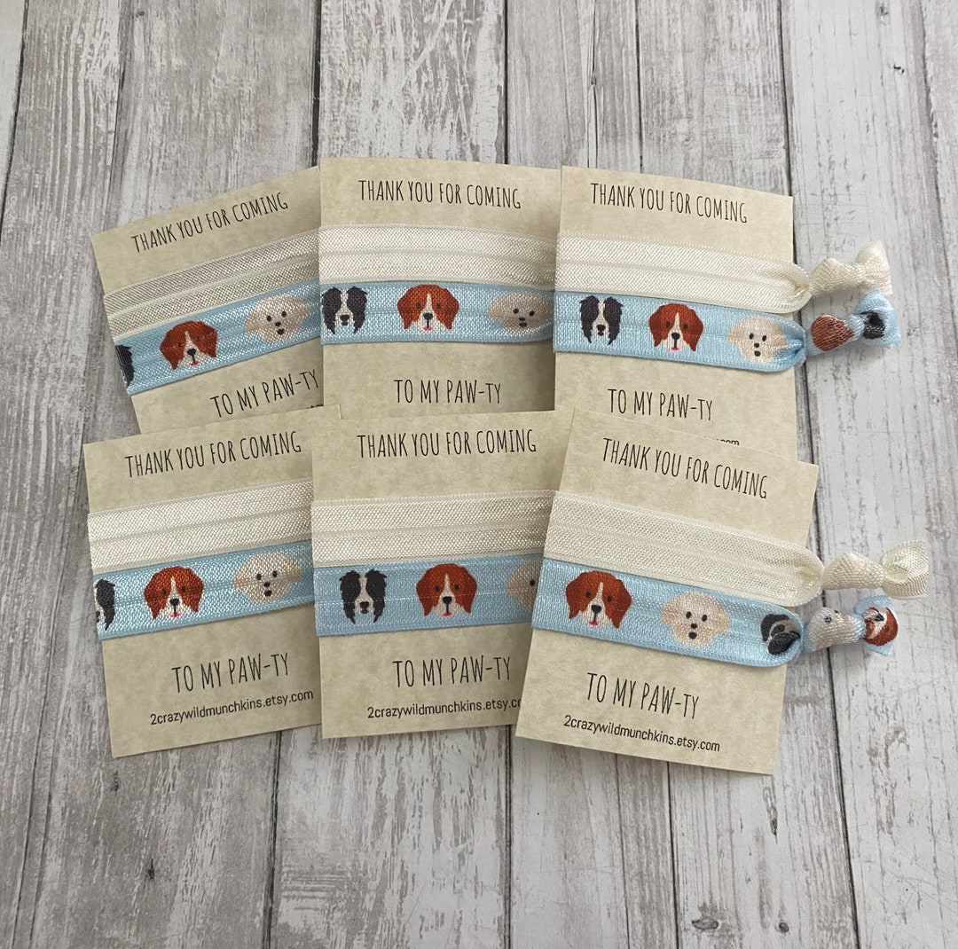 Kawaii Dog Hair Ties Hair Accessories Dog Favors Dog Etsy