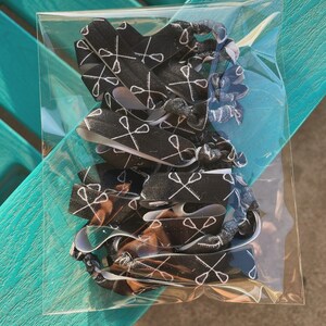 NOUVEAU !! Élastiques à cheveux de crosse, accessoires pour cheveux, articles de sport, articles de fête, sac à surprises, sac de cadeaux d'anniversaire, articles de fête