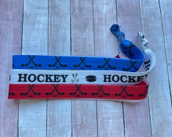 NEW! 3 Hockey Headband Set , hair accessories, hockey favors, sports favors, ice hockey, hockey tournament, end of season gift