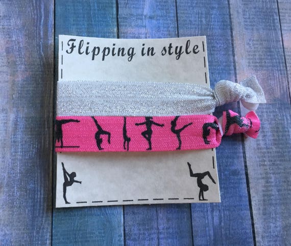 Gymnastics Hair Ties Hair Tie Favors Stocking Stuffers Etsy