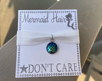 NEW!! Mermaid Hair Tie Charm: Beach Party Favor
