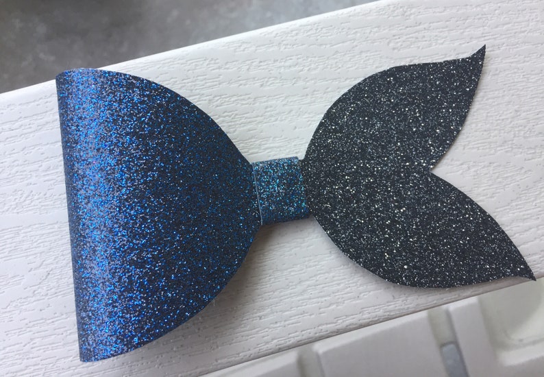 beach hair mermaid hair Large Mermaid Hair Bows hair accessories accessories faux leather bows girls hair clips Kawaii