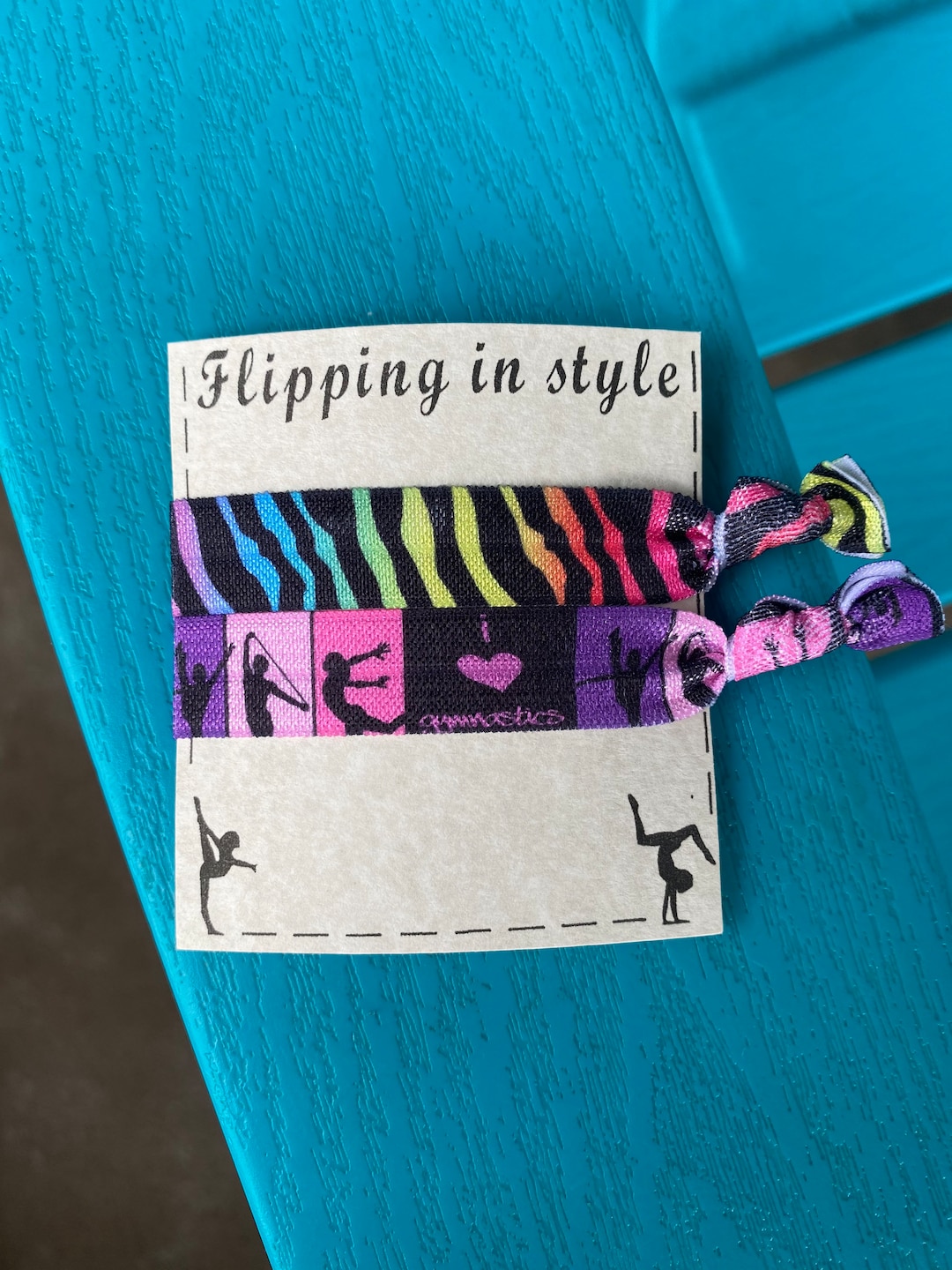 NEW Gymnastics Hair Ties Hair Tie Favors Gymnastics Party Etsy