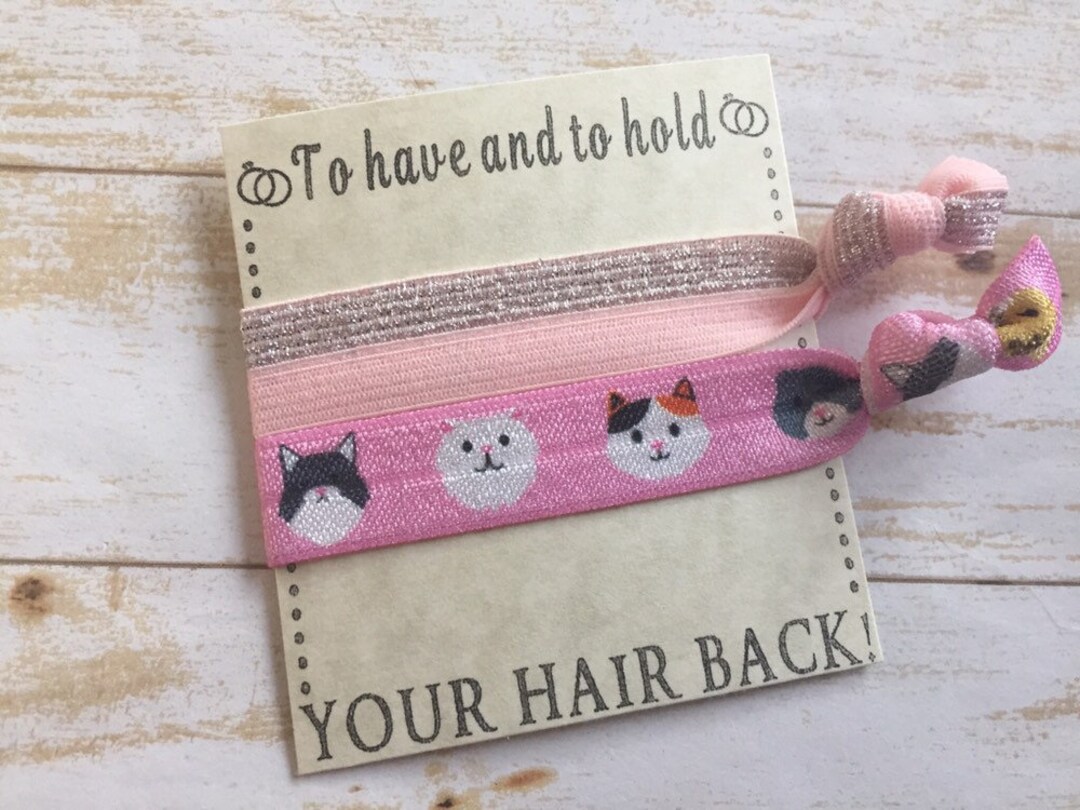 Cute Cat Hair Ties hair accessories cute hair ties cat Etsy Italia