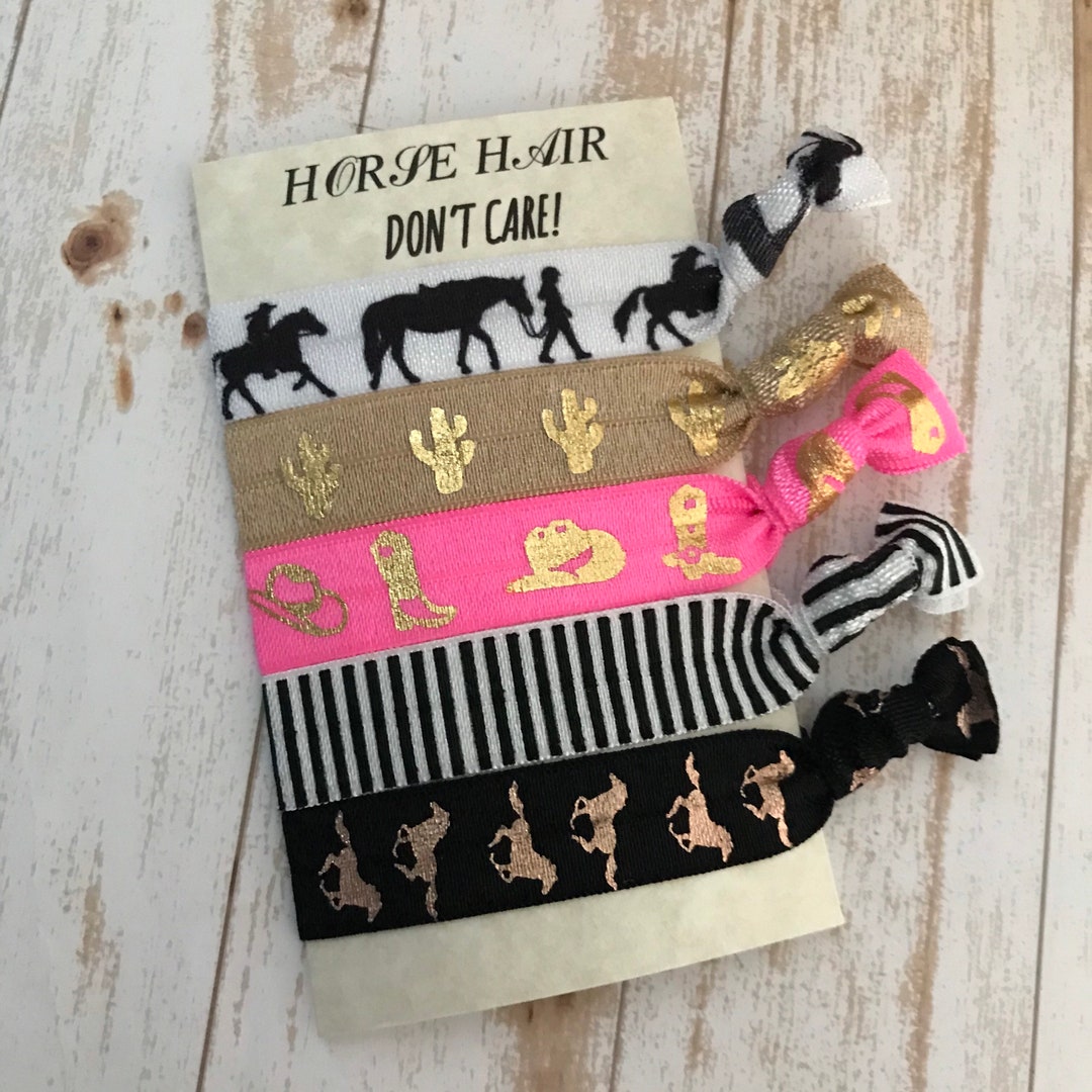 NEW Horse Hair Ties Horseshoe Hair Ties Hair Accessories Etsy