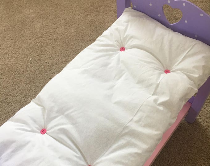 18 Inch Doll Mattress / Dreamy Doll Mattress / Pillow Top Etsy