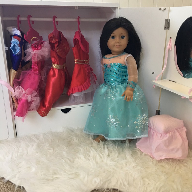 elsa costume for 18 inch doll