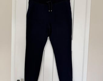 Lauren Ralph Lauren Active Navy Jogger Sweatpants Women 1X Drawstring Soft VTG