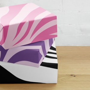 Animal Print Wrapping Paper - Zebra Print Wrapping Paper Sheets - Zebra Print Wrapping Paper - Zebra Wrapping Paper - KellyDoesItAll