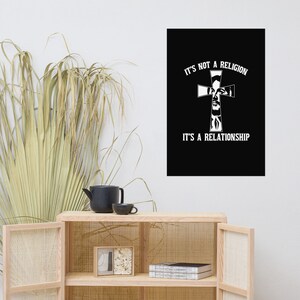 Christliche Religion Poster - Es ist keine Religion, es ist eine Beziehung Poster - Es ist keine Religion, es ist eine Beziehung - KellyDoesItAll