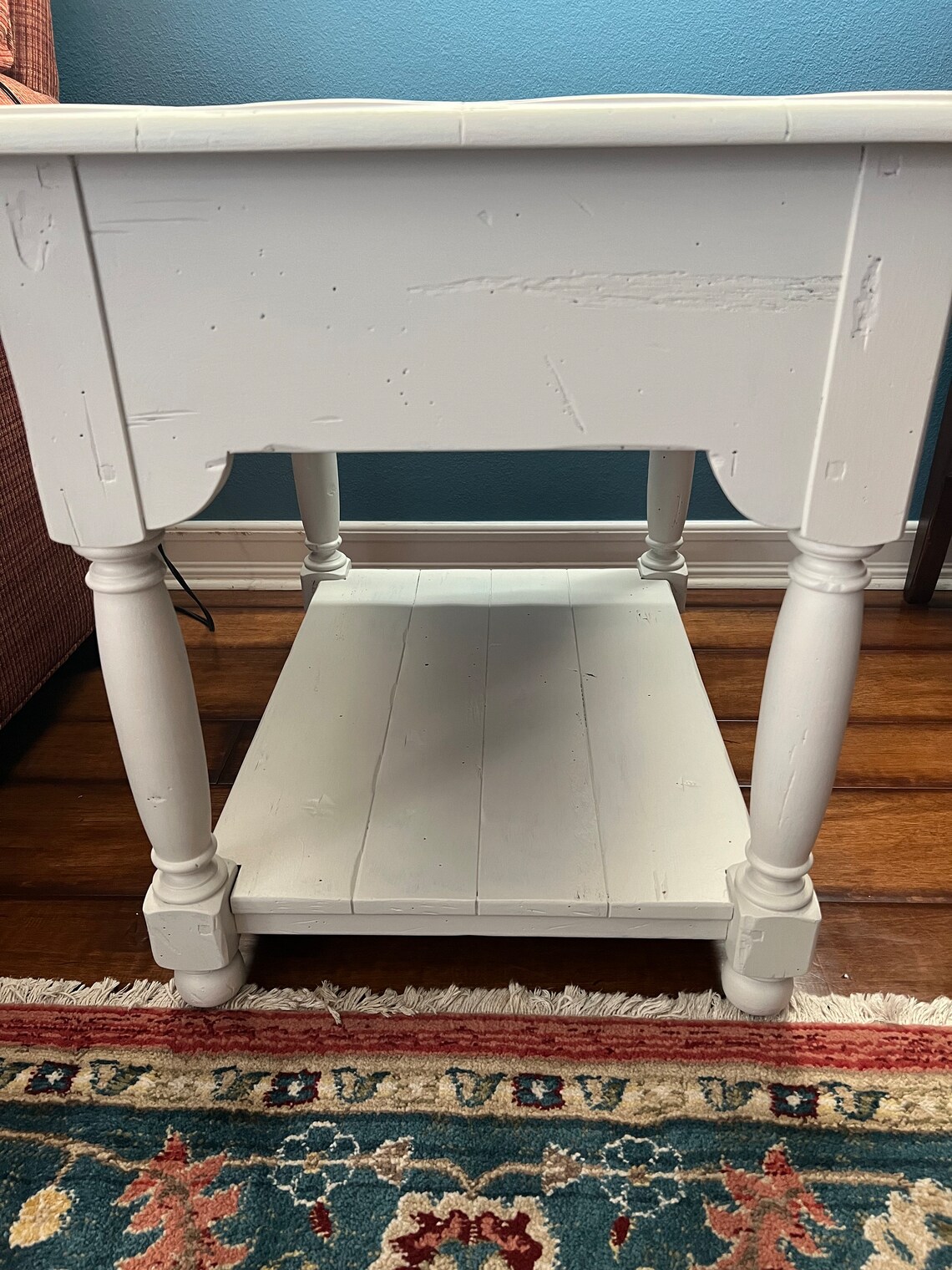 1980s Vintage Ethan Allen Side Tables Hand Painted White Set of 2 Etsy