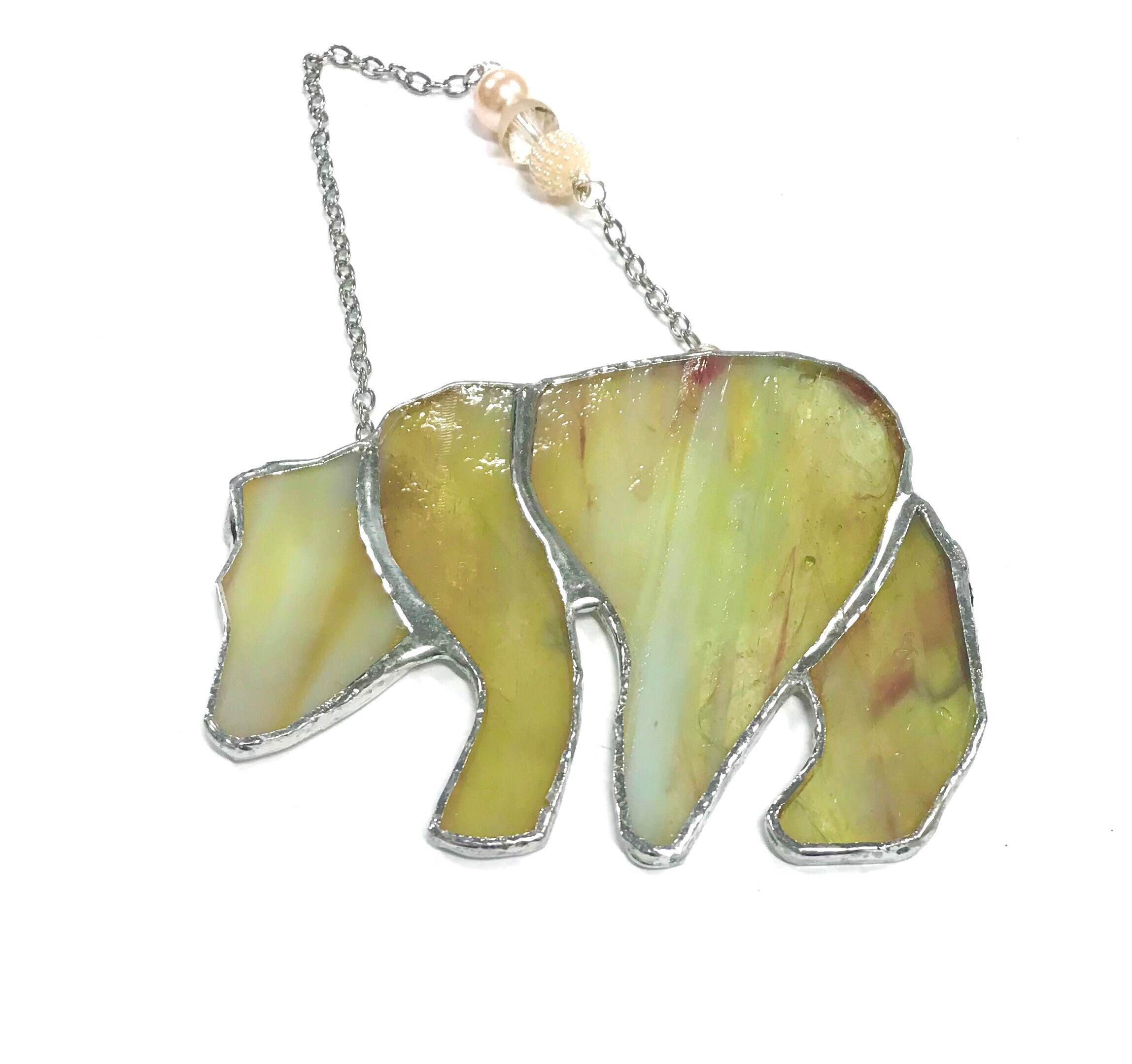 Stained Glass Bear Suncatcher Etsy