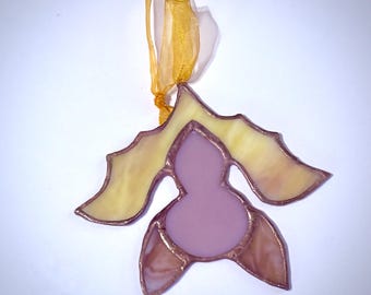 Atrapasol de vitrales de pequeño murciélago