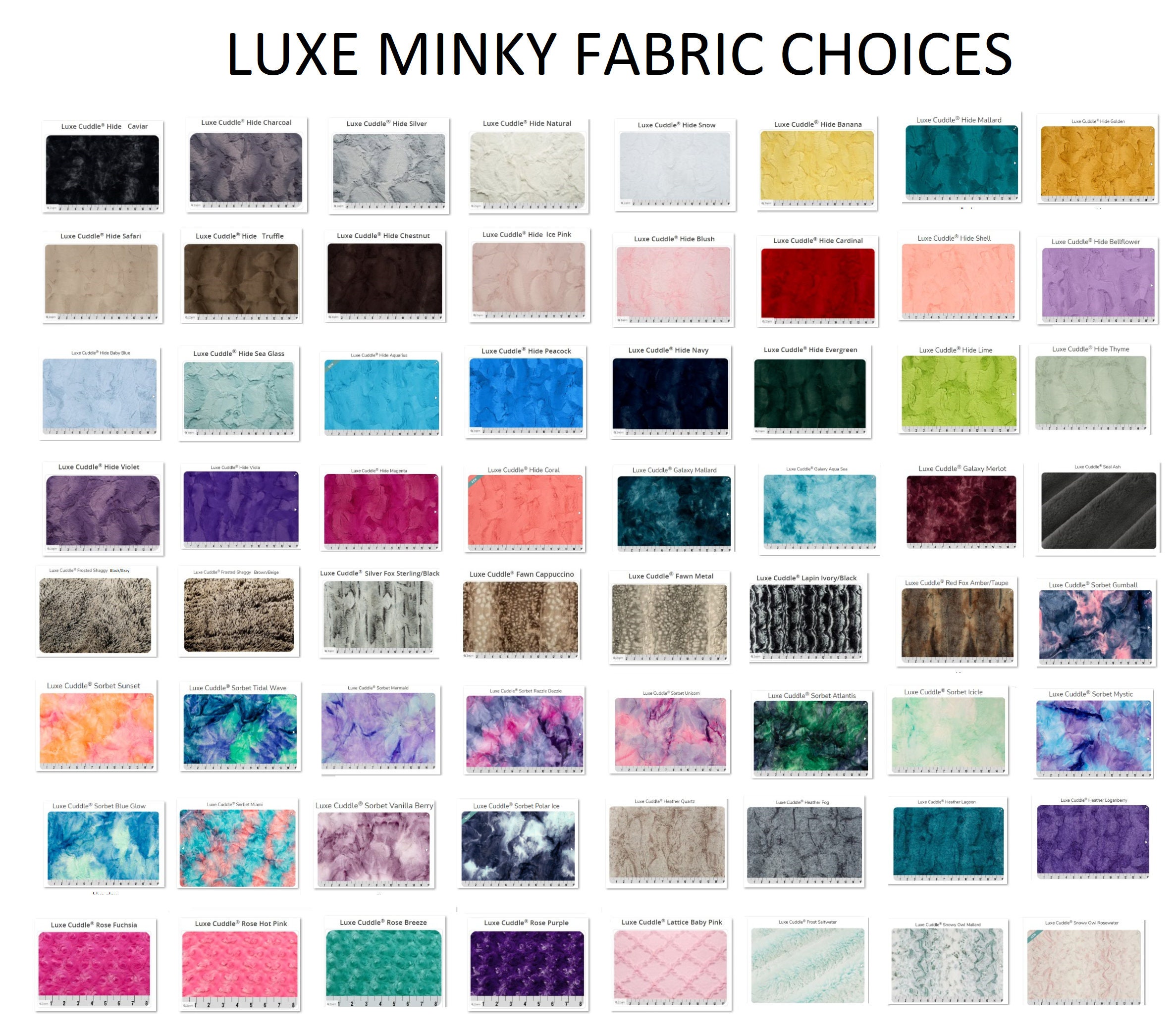 Swatch Dimple Minky Shannon Fabric Minky Canada Minky Etsy