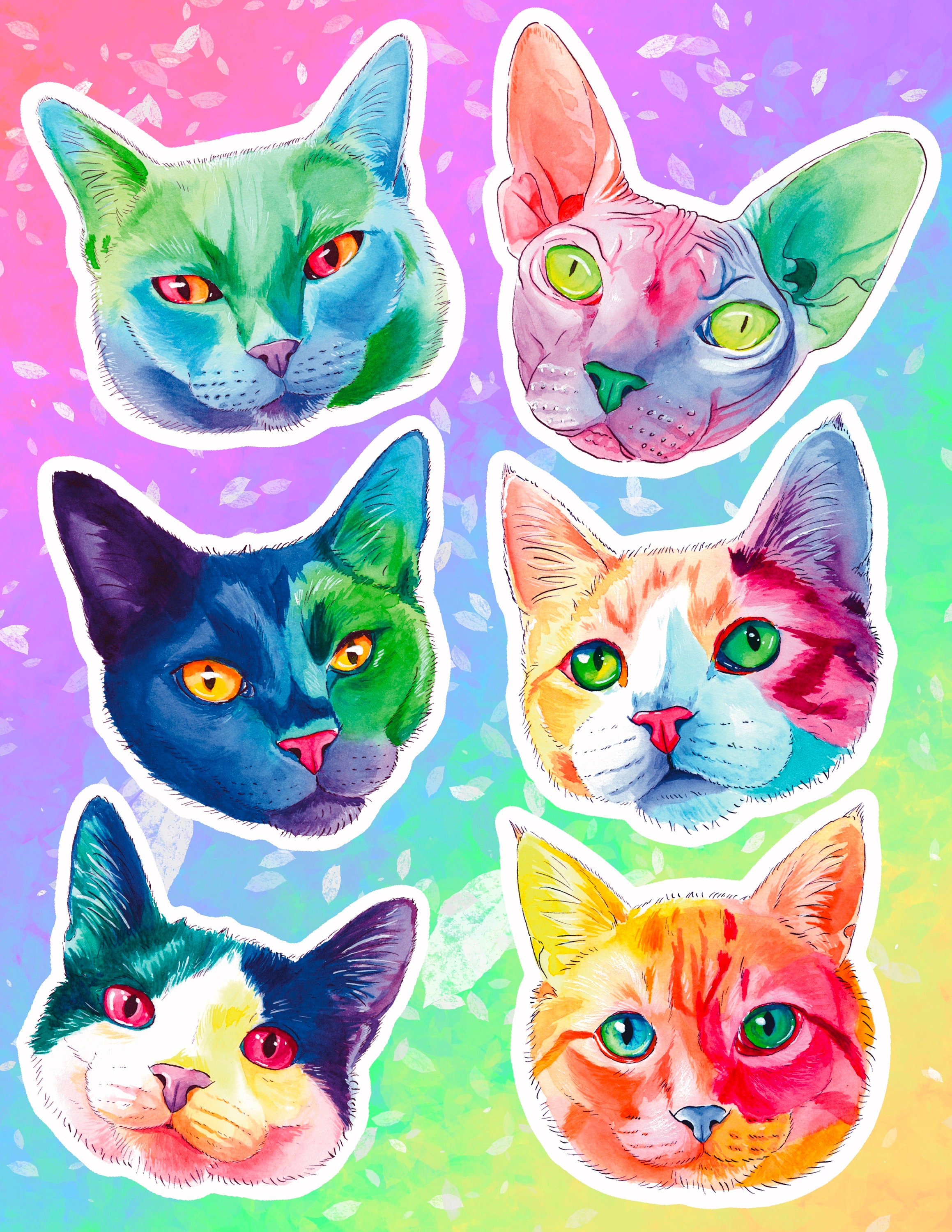 rainbow friends  Sticker for Sale by vinna-cat