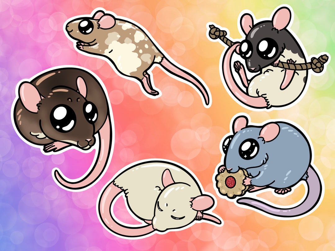 Rats Vinyl Stickers - Etsy