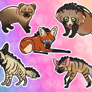 Weird Dogs Vinyl Stickers