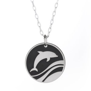 Tanzende Delfin Halskette