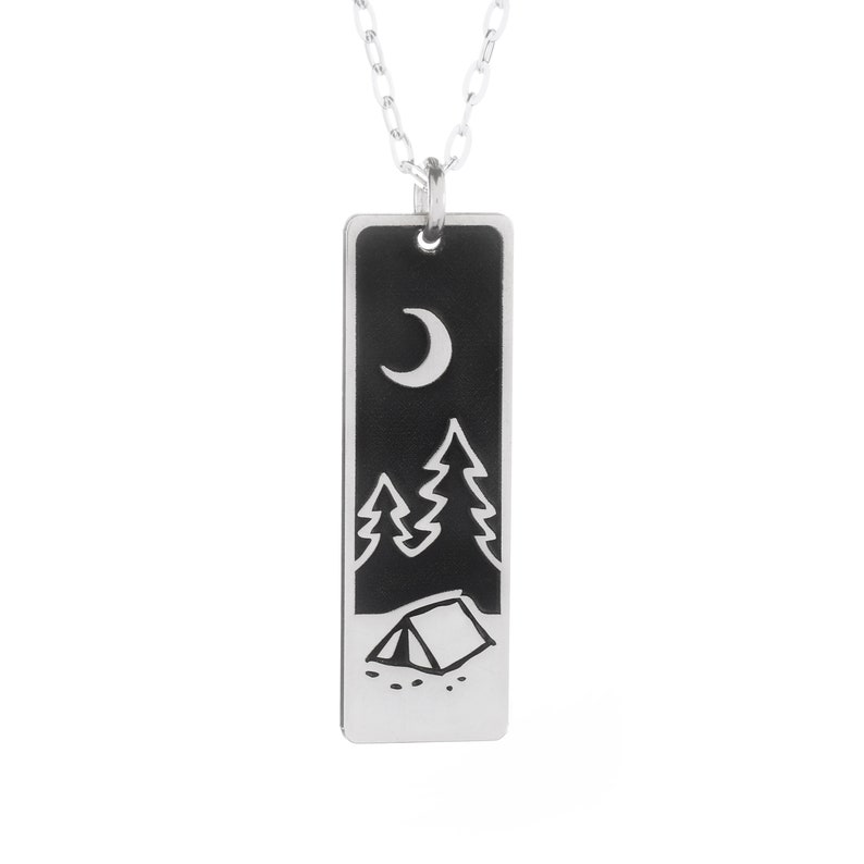 Find Your Path Wide Bar Necklace image 1