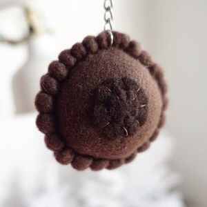 CHOCOLATE Mini Boob Keychain| OBYGN| Doula |Midwife| Female Anatomy|Vulva| Feminist| Girl Power