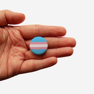 Trans Pride Button| Transgender| Trans Art| LGBTQ| Pride Flag| Trans Badge| Trans Pin| 70s Art| Gay| Lesbian| Bisexual| Pansexual| Asexual