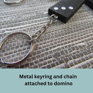 Vintage Domino Age Keyring, Birthday Number Gift, Anniversary Date ...