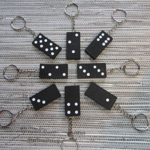 Vintage Domino Age Keyring, Birthday Number Gift, Anniversary Date ...