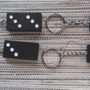Vintage Domino Age Keyring, Birthday Number Gift, Anniversary Date ...