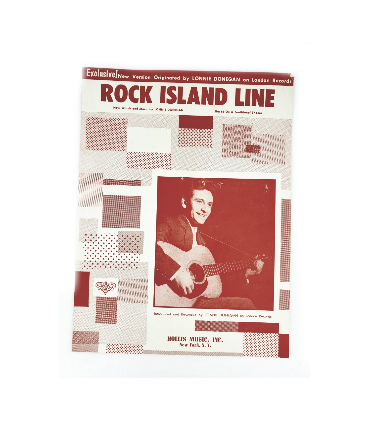 Rock Island Line Sheet Music 1956 Lonnie Donegan Etsy