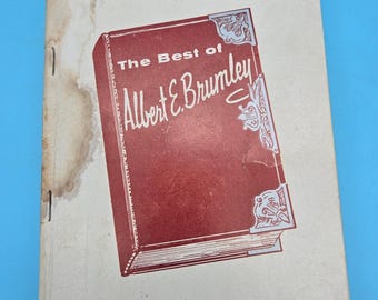 Vintage 1966 Albert E Brumley Gospel Songbook Sheet Music