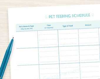 new pet sitter form instant download editable pdf pet etsy