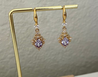 Bridgerton princess earrings many colors available