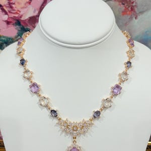 Handmade regency necklace Bridgerton inspired  + Earrings option