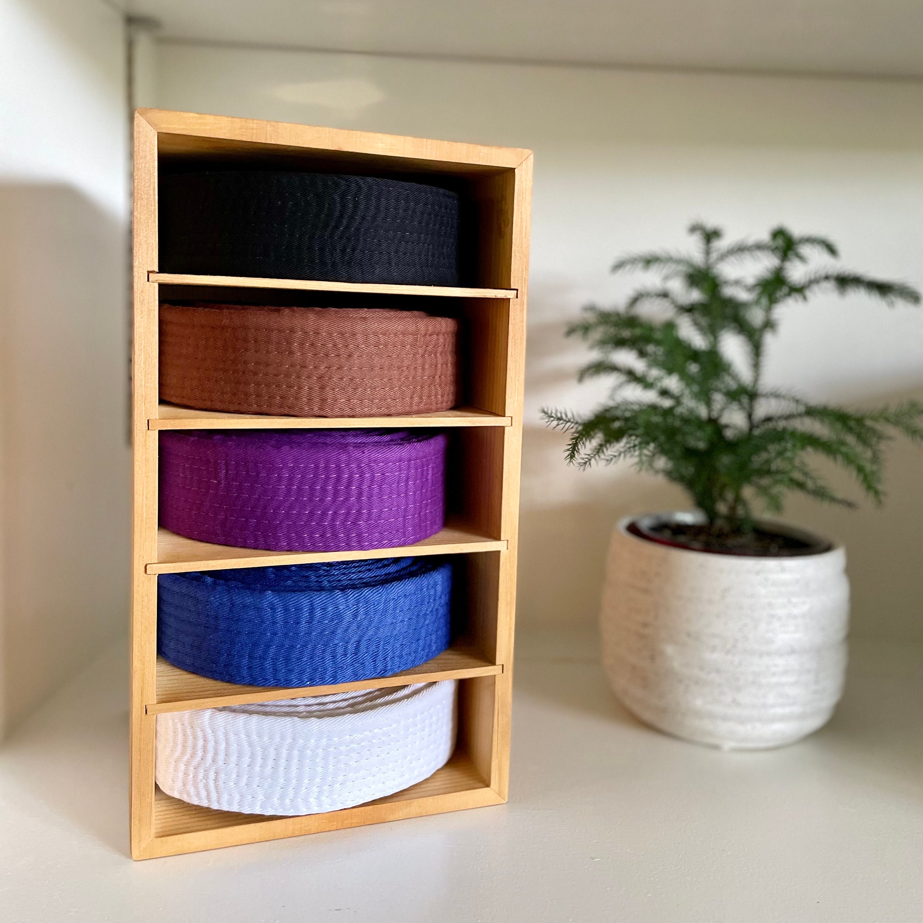 Brazilian Jiu Jitsu Belt Display Pine Belt Box BJJ Belt Etsy